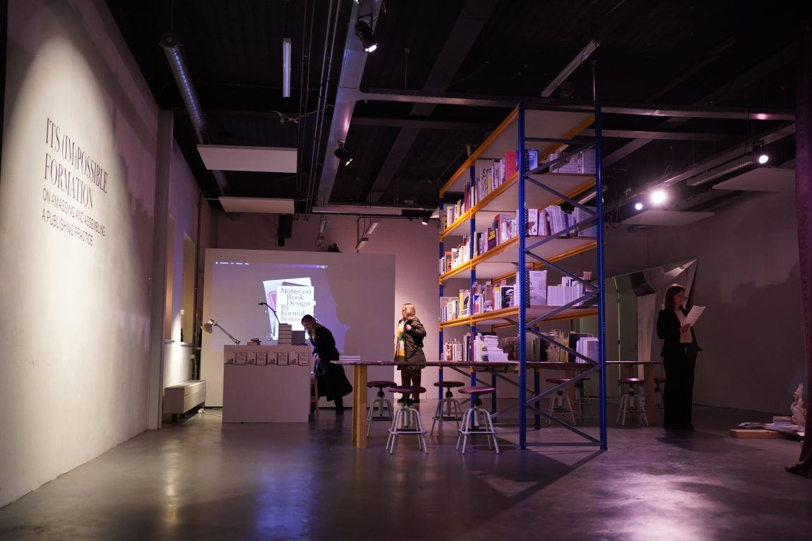 ITS (IM)POSSIBLE FORMATION Finissage & Book Launch