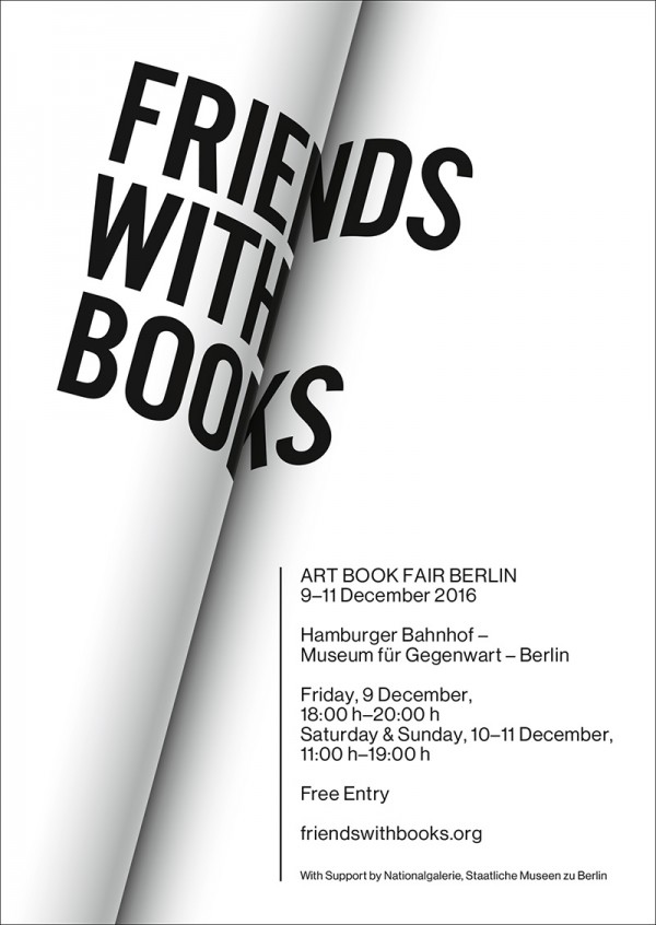 Friends With Books - Art Book Fair Berlin 2016