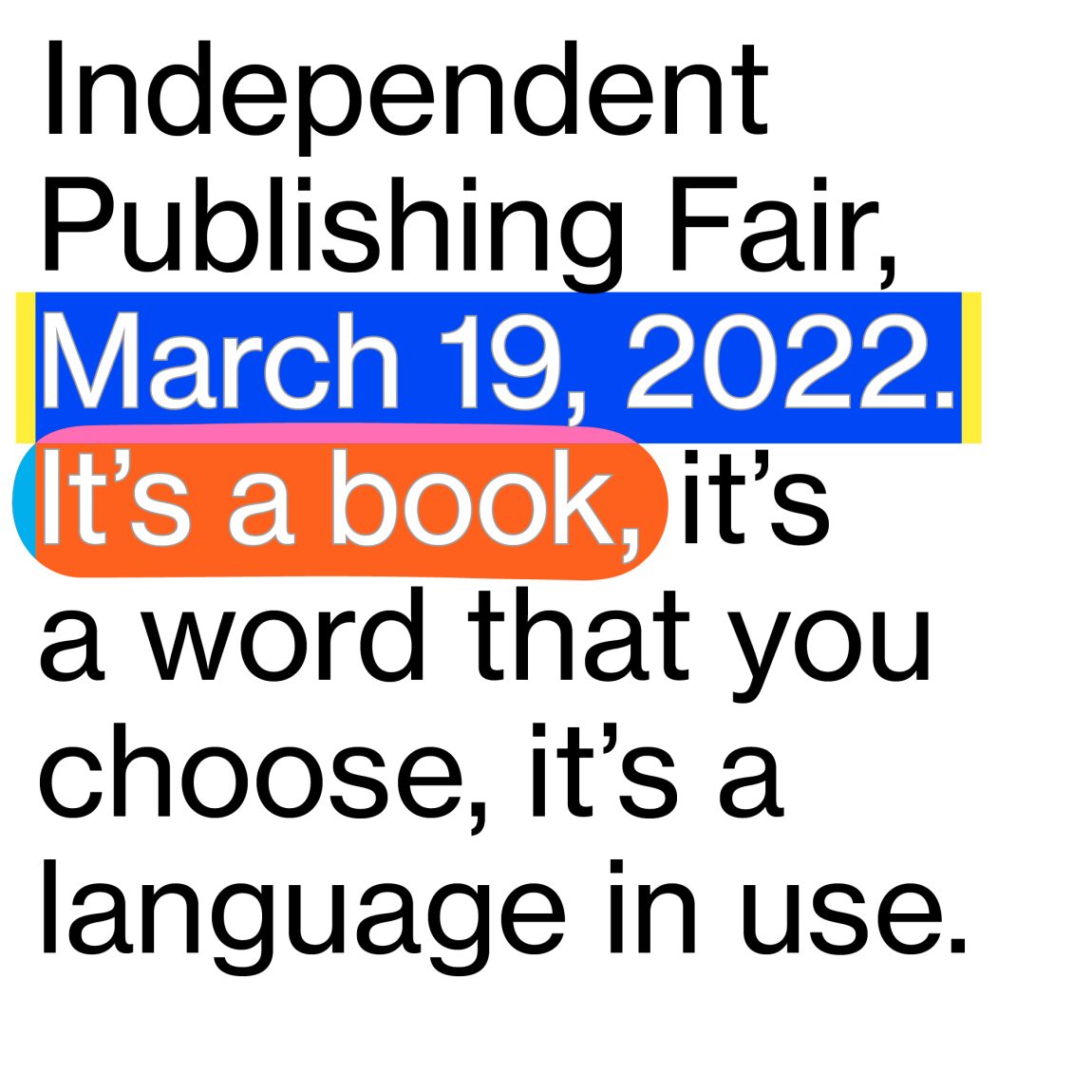 IT’S A BOOK Art Fair Leipzig 2022