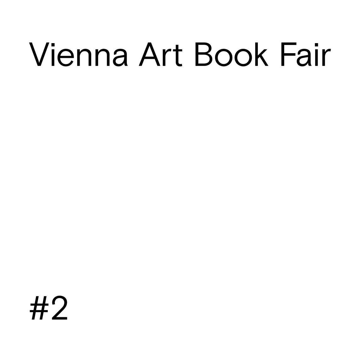 Vienna Art Book Fair