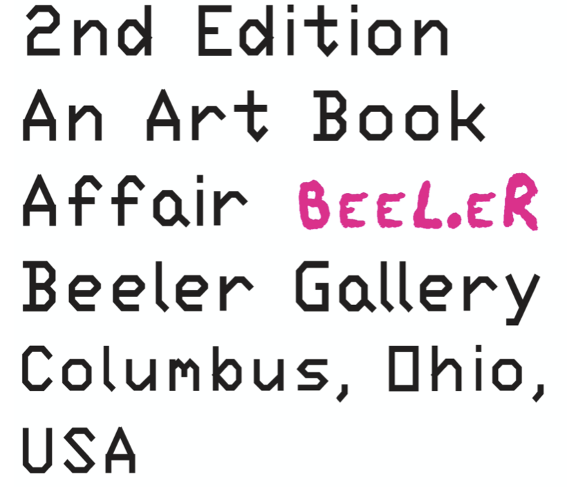 An Art Book Affair - Columbus, Ohio - 2020