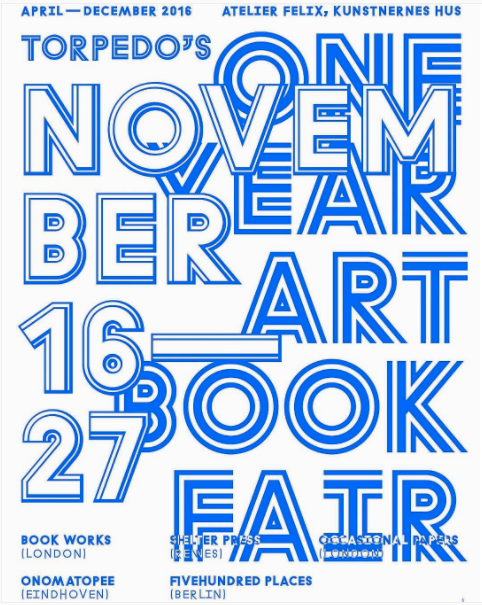 Torpedo Oslo Art Book Fair 2016
